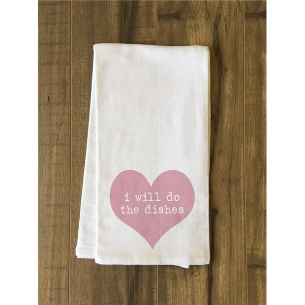 One Bella Casa One Bella Casa 75096TW Do the Dishes Pink Tea Towel - Pink 75096TW